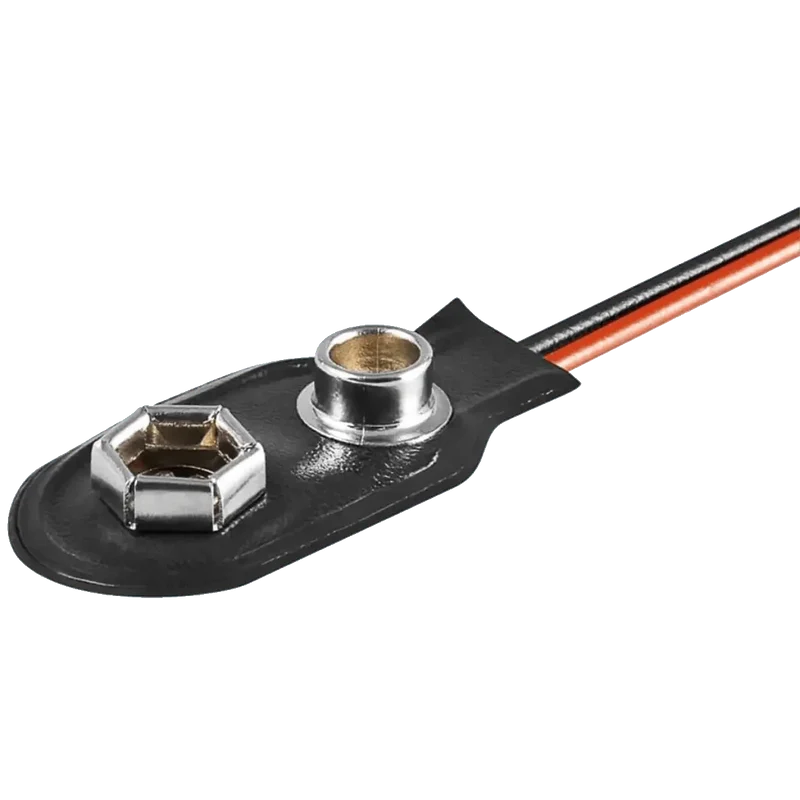 Support Piles 9v Sortie Fils
