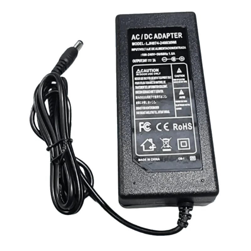 Alimentation AC/DC 24V 3A 72W – Adaptateur Secteur 230V Tension Fixe