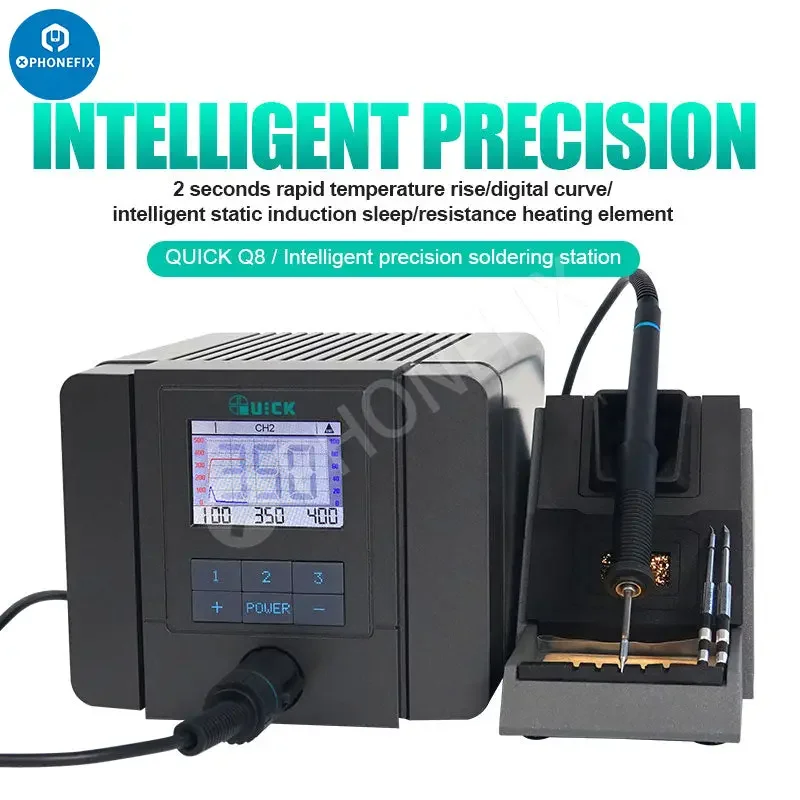 Station de soudage de précision intelligente électrique Quick Q8