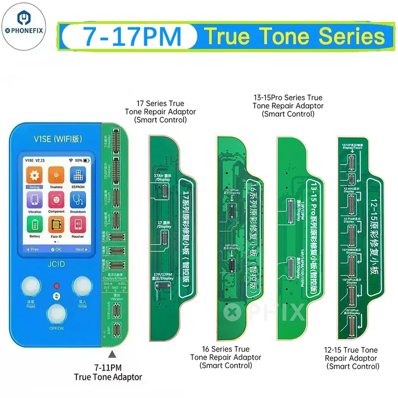 Programmateur de restauration True Tone JC V1SE pour écran iPhone 7-16 Plus