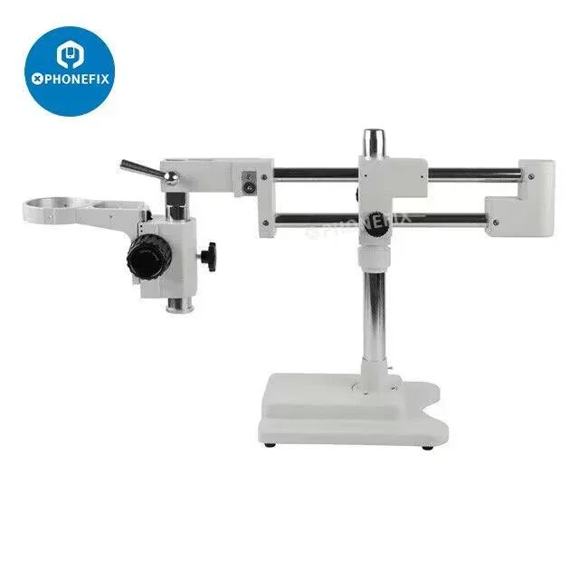 Support de microscope articulé simple et support de flèche à double bras