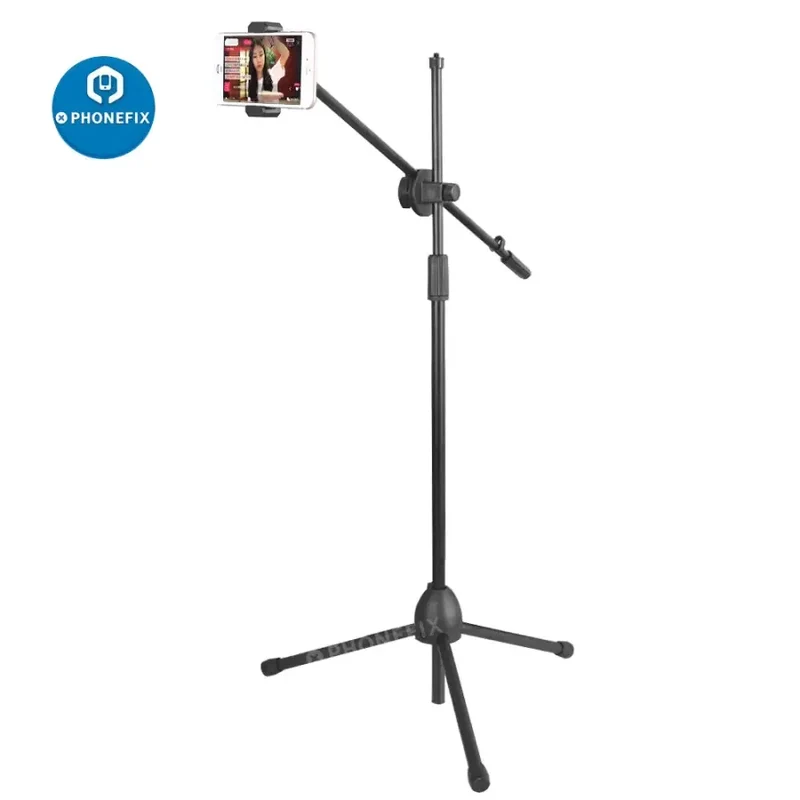 Support de téléphone pour webcam avec bras de 64 cm pour caméra industrielle