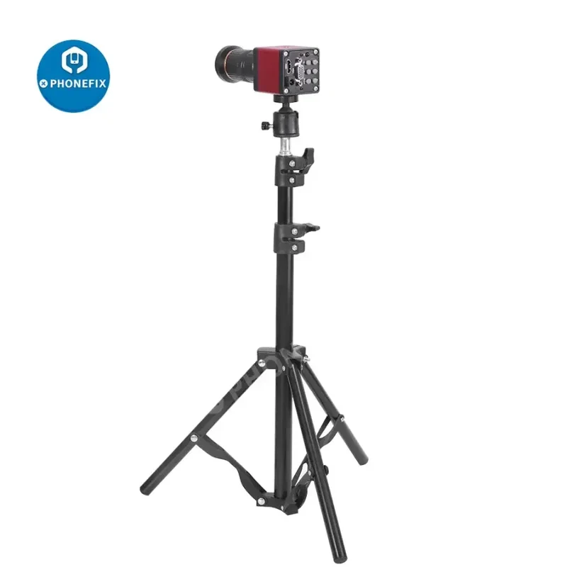 Trépied industriel pour appareil photo de 85.5 cm, perche à selfie, support réglable pour téléphone