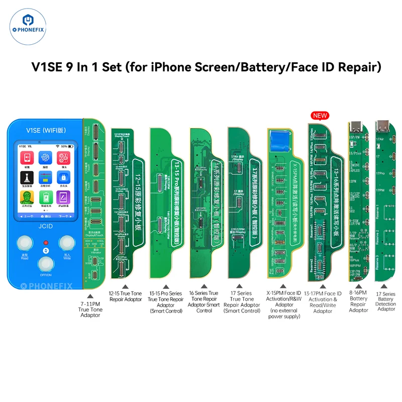 Programmateur JC V1SE pour la réparation de l'écran, de la batterie et de l'identification faciale de l'iPhone