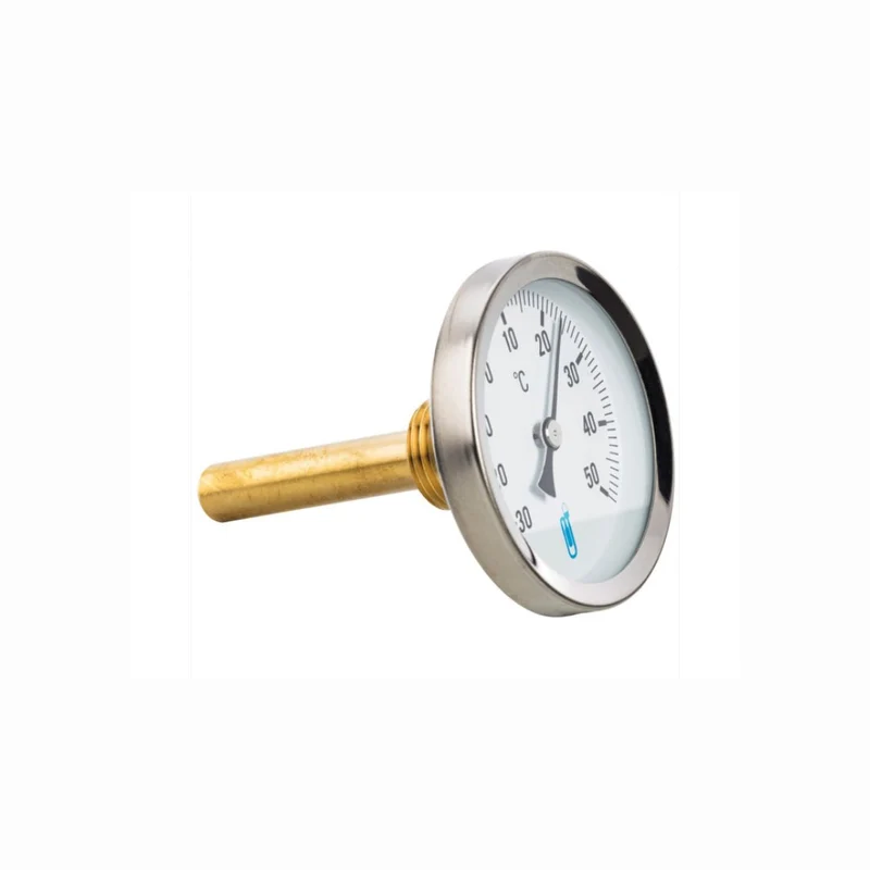 Thermomètre axial avec plongeur 0°à +120°C