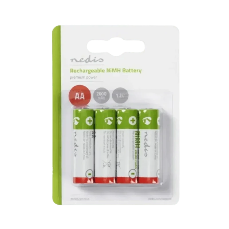 4x Pile Rechargeable 1.2v Ni-Mh AA 2600mAh