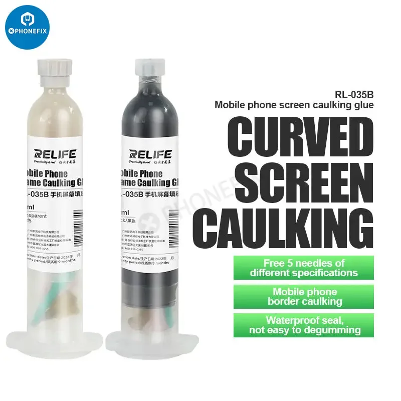 Colle de calfeutrage universelle pour écran de téléphone portable RL-035B 30 ml