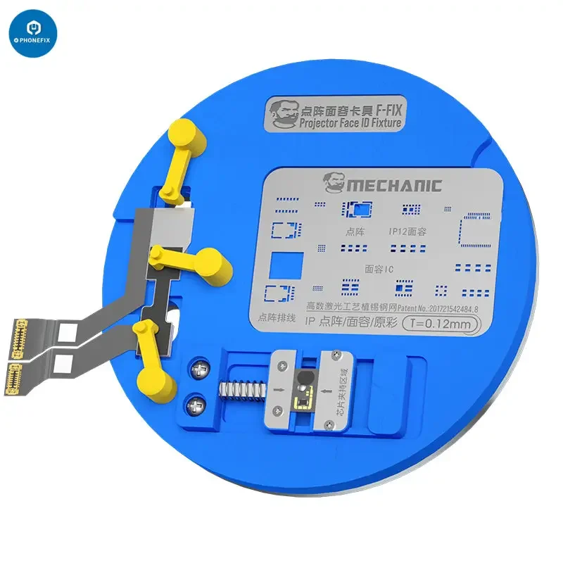 Projecteur de points MECHANIC F-FIX, fixation d'identification de visage, base de rebillage