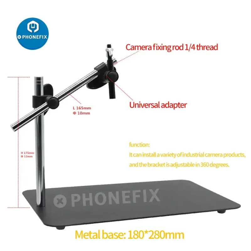 Support de caméra, support de webcam pour caméra industrielle