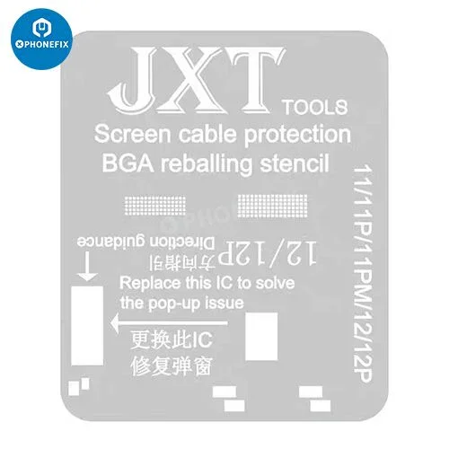 Modèle de protection de câble d'écran JXT pour iPhone 11-15 Pro Max