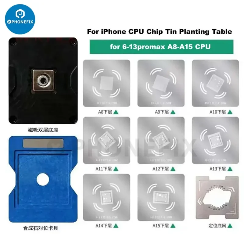 BST-081 Table de plantation universelle pour reballage de processeur pour puce de processeur iPhone