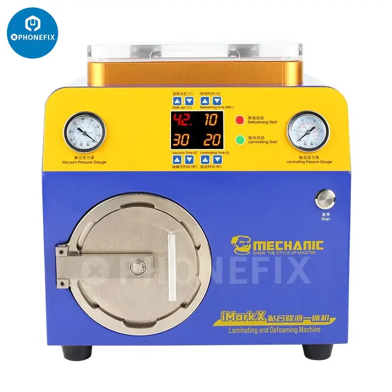 Machine de plastification LCD 2 en 1 Mechanic iMark X pour éliminer les bulles