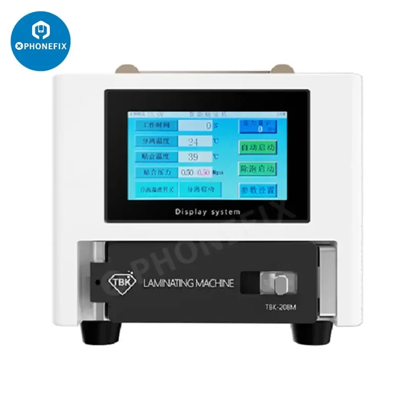 Séparateur LCD 208 en 3 TBK-1M, raccord de plastification, compresseur antimousse