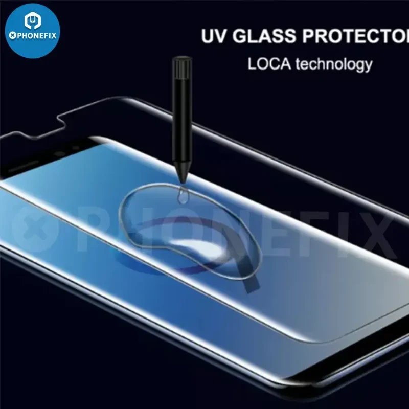 Film de protection liquide nano en verre trempé à colle UV pour Samsung Galaxy