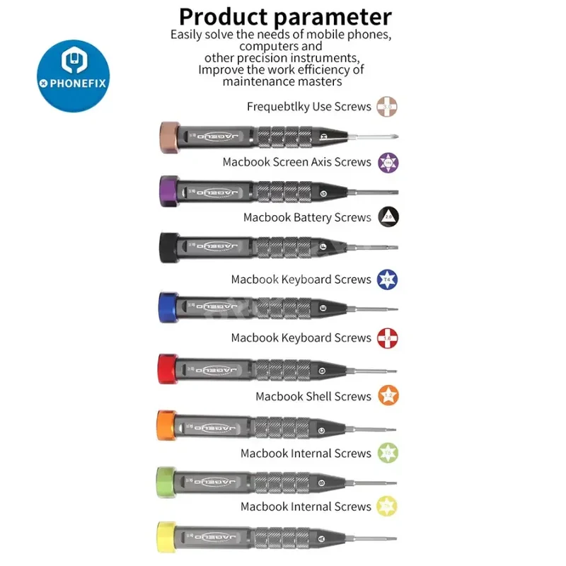 Jeu de tournevis professionnels pour ordinateur portable et MacBook Pro, outils de réparation essentiels