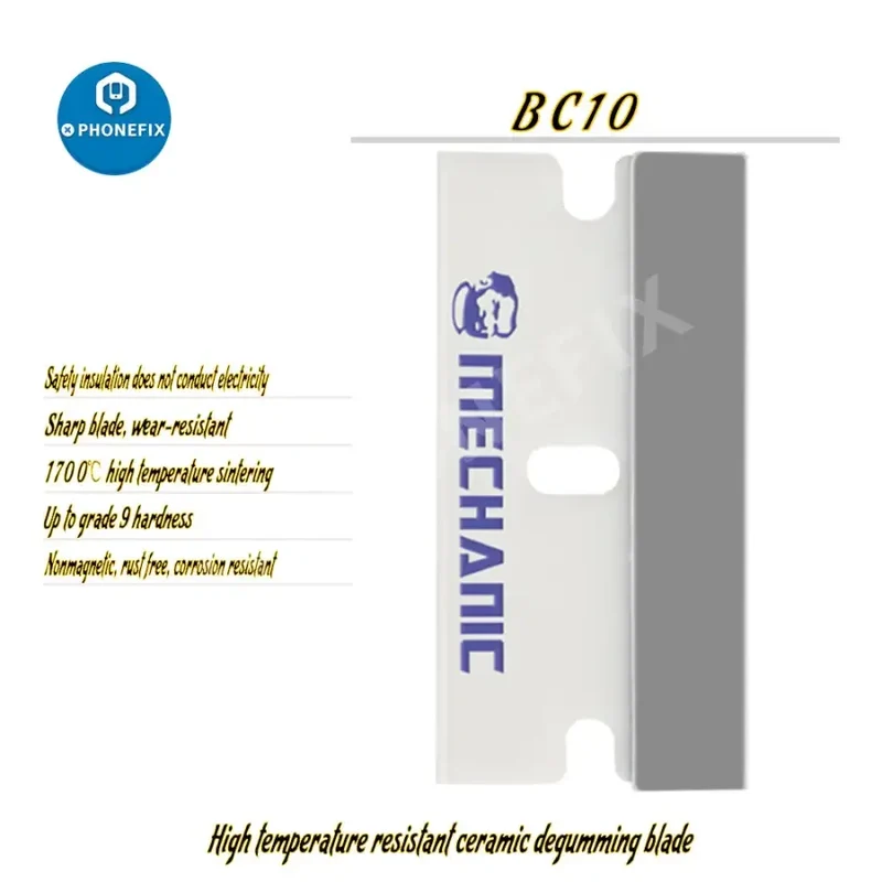 MECHANIC B10 Extracteur de caoutchouc pour écran à lame en céramique