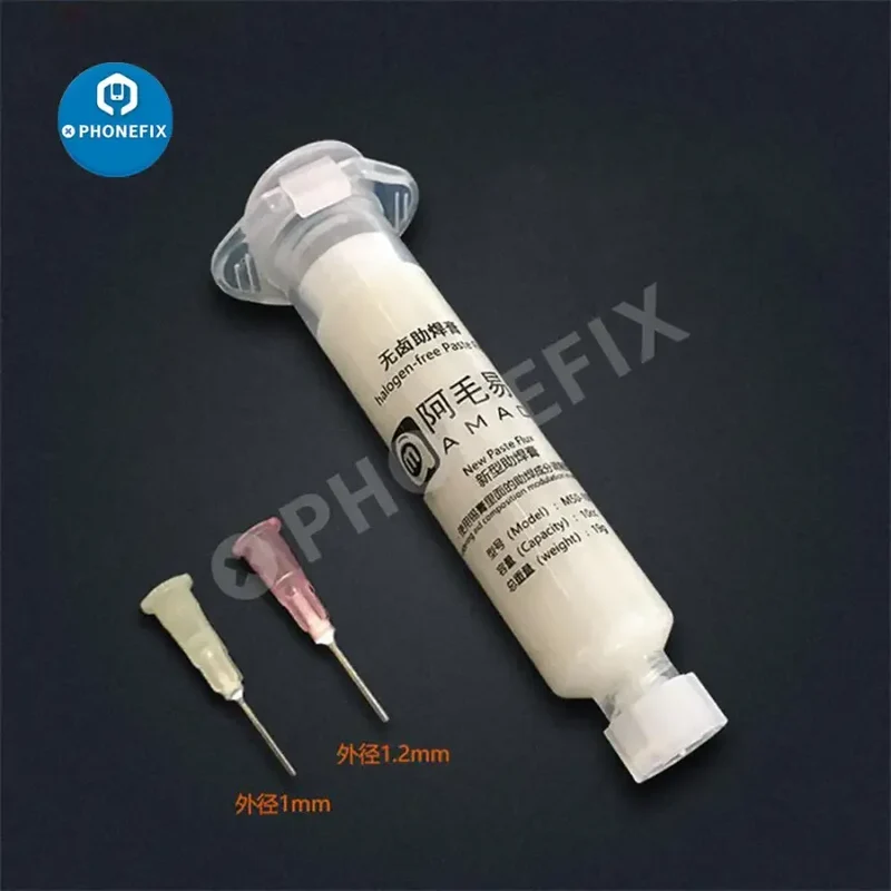 Seringue en alliage d'aluminium pour flux de pâte à souder AMAOE M50 M159 M52