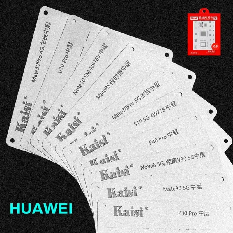 Kaisi – pochoir de reballage BGA 2D de niveau intermédiaire, pour HUAWEI P40/P30/V30pro