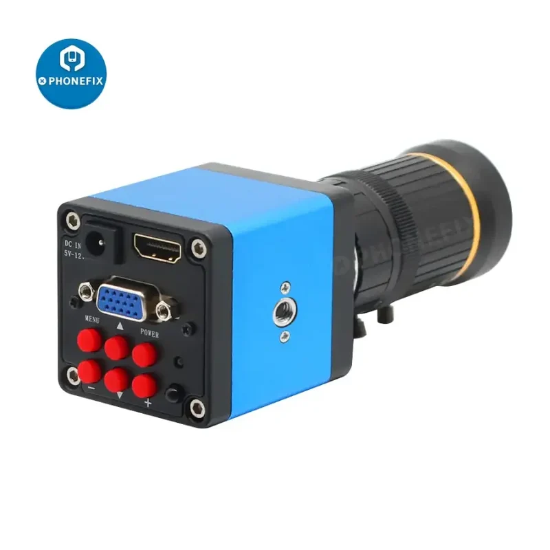 Caméra industrielle HDMI VGA, objectif 5.0-50 mm F1.4, webcam, webcast