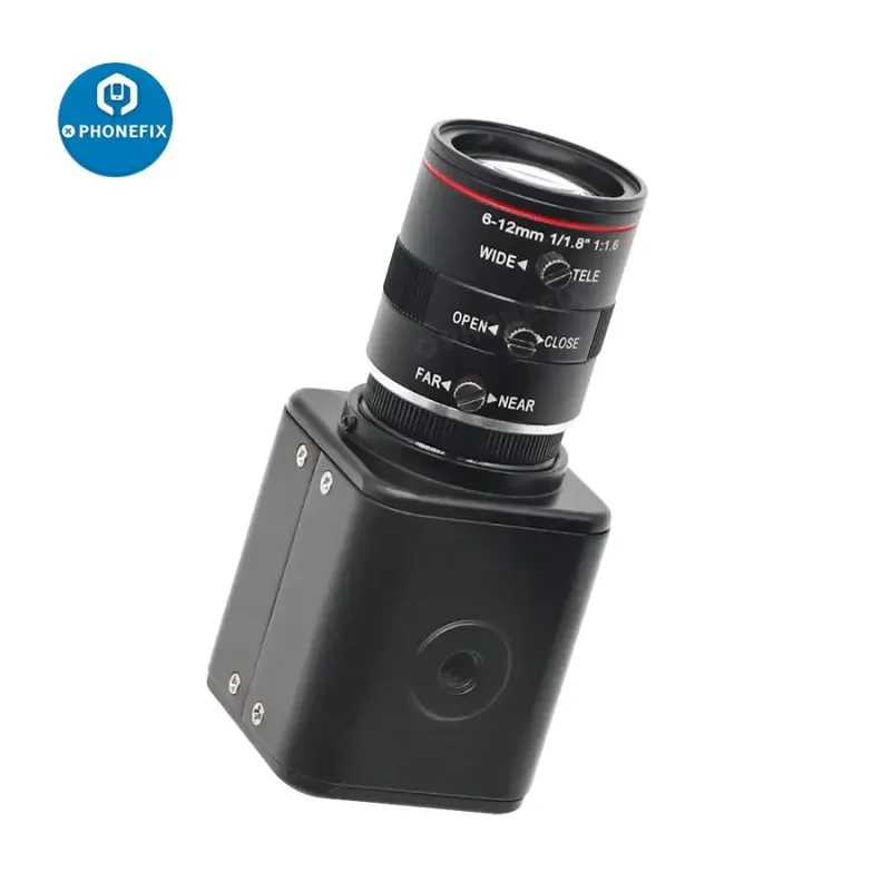 Caméra de diffusion en direct 60 ips, objectif 6-12 mm F1.6 pour la diffusion en direct