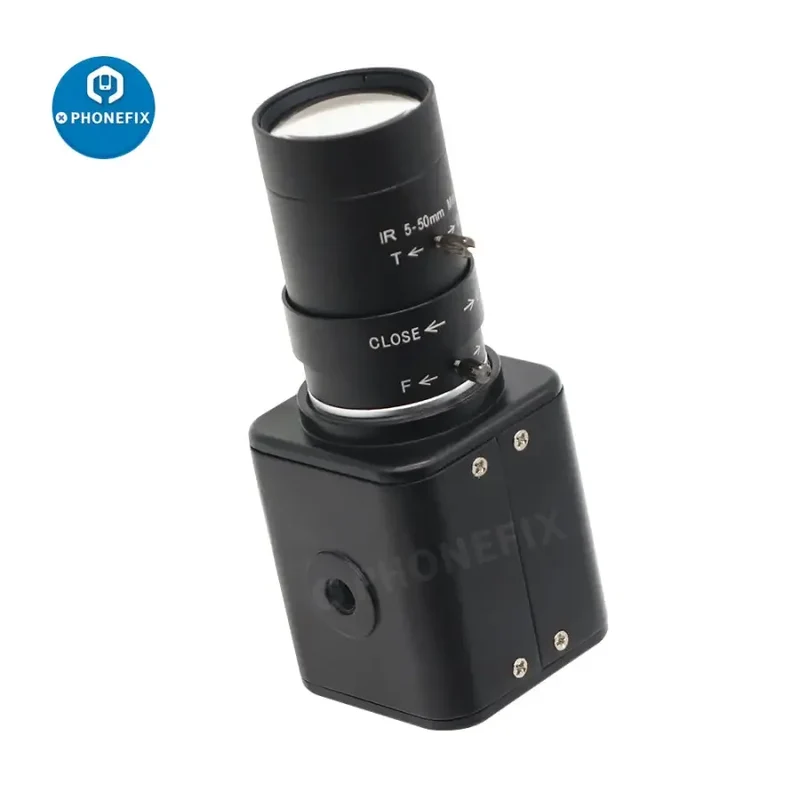 Caméra industrielle CMOS 2.0MP, objectif 2.8-12 mm F1.4 pour vidéosurveillance