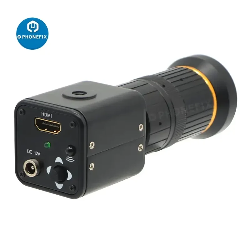 Caméra industrielle HDMI 2.0MP 1080p, objectif CCTV 5.0-50 mm F1.4