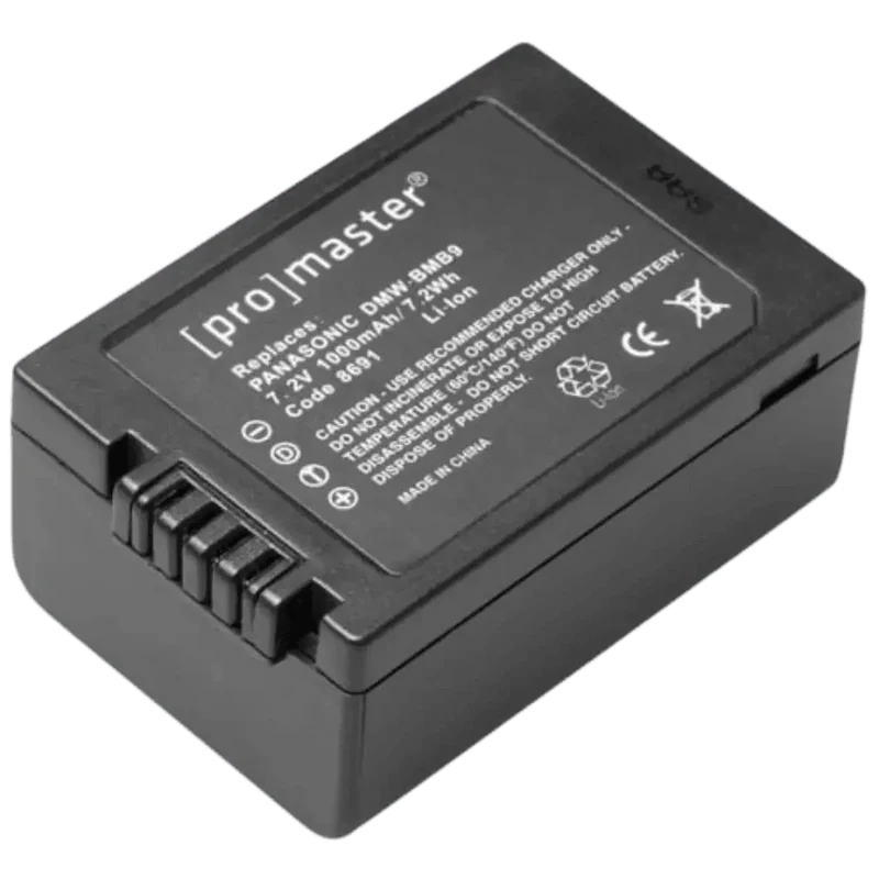 Batterie Panasonic DMW-BMB9 compatible 7.4V 895mAh Li-ion