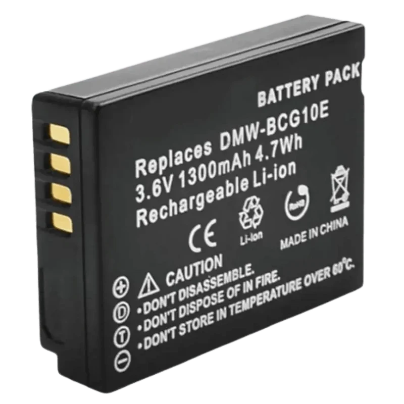Batterie Panasonic DMW-BCG10E compatible 3.7V 900mAh Li-ion