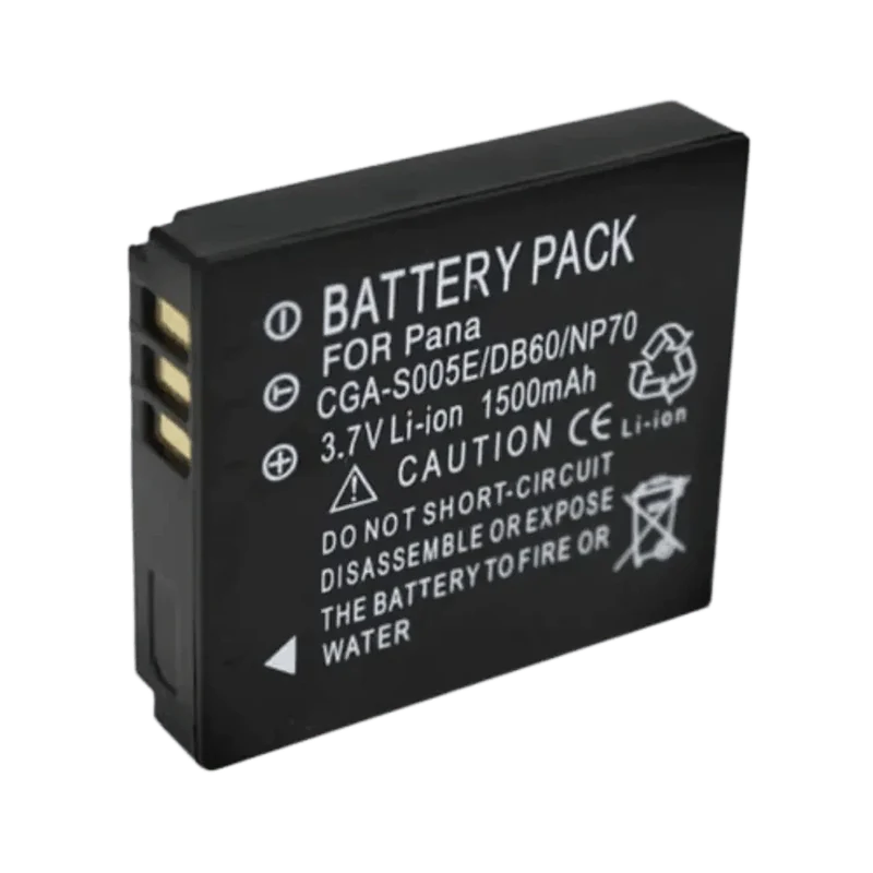 Batterie CGA-S005 3.7V 1500mAh pour Panasonic Lumix et Leica