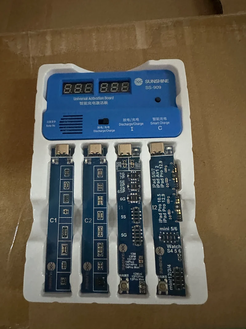 Testeur de carte d'activation de charge de batterie universel SS-909 pour réparation de téléphone