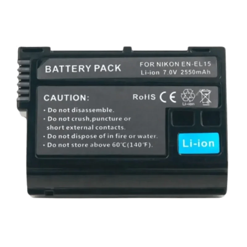 Batterie Nikon EN-EL15 compatible 7.4V 1900mAh Li-ion