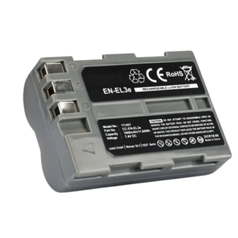 Batterie Nikon EN-EL3e compatible 7.4V 1600mAh Li-ion