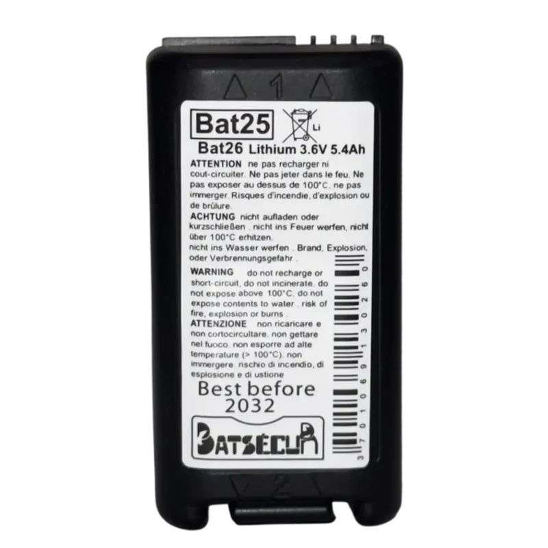 Pile BATLI25 BATLI26 3.6V 5.4Ah Hager Daitem
