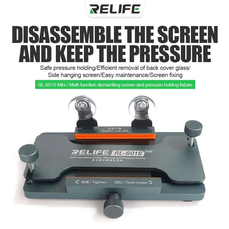 Outil de démontage de la vitre arrière du téléphone portable RL-601S, fixation rotative