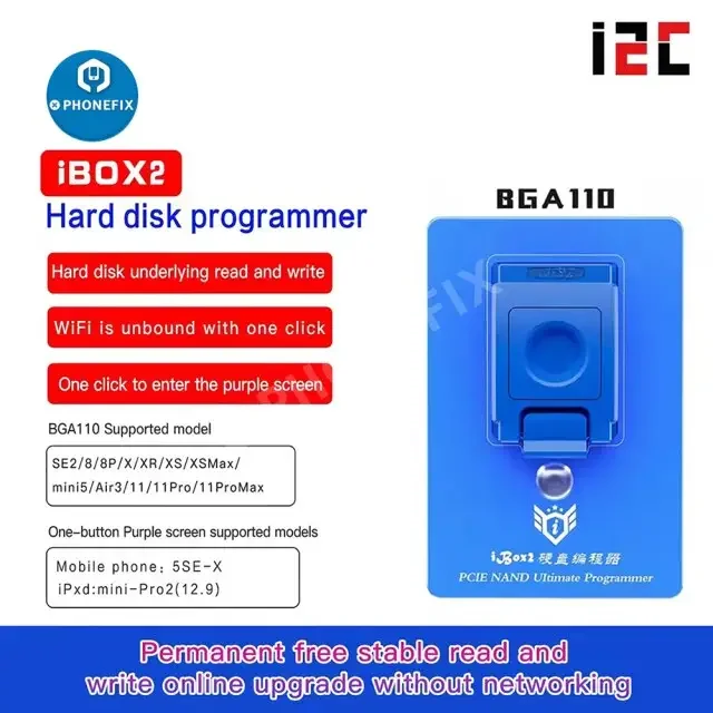Programmateur NAND PCIE JC P13 iBox2 iRepair P12 pour iPhone 6-13 Promax
