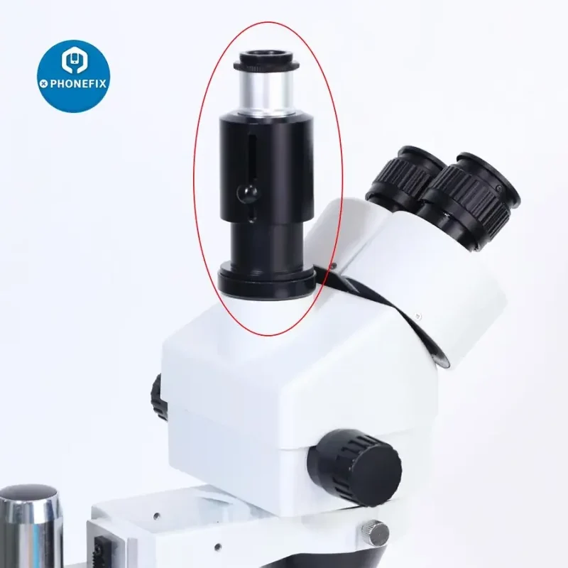 Adaptateur de caméra industrielle 38 mm, tube de caméra pour microscope à monture C 23.3 mm