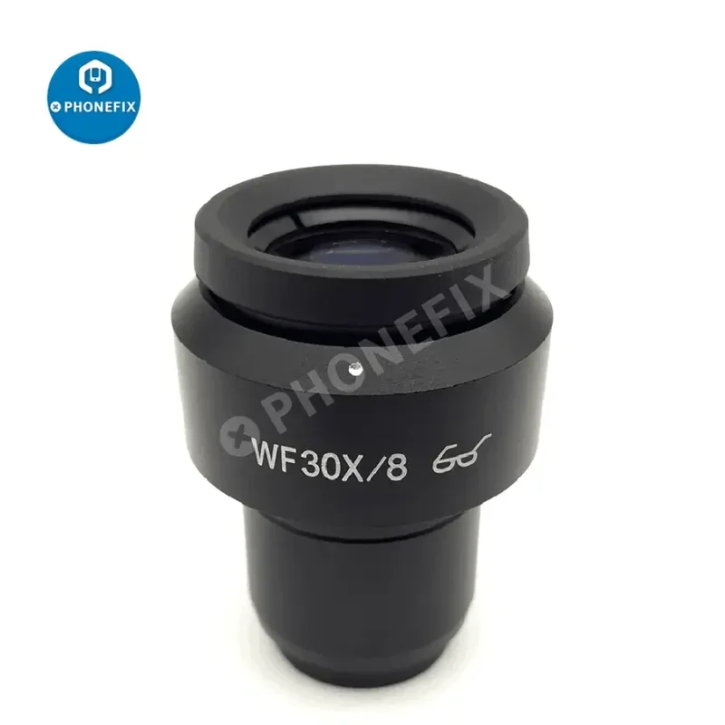 Oculaires de microscope WF30X/8, interface 30 mm, oculaire à point oculaire élevé