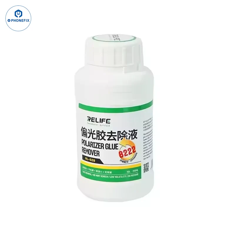 Dissolvant liquide pour colle OCA de polariseur d'écran RELIFE RL-528 8333
