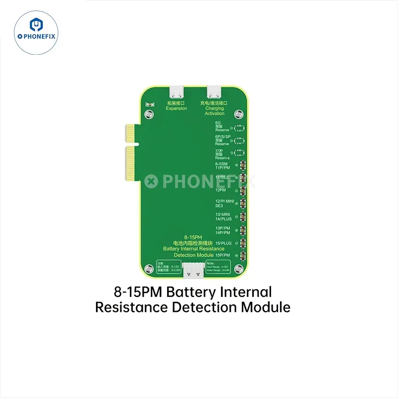 Module d'extension de détection de batterie JC pour iPhone 6-15 Pro Max