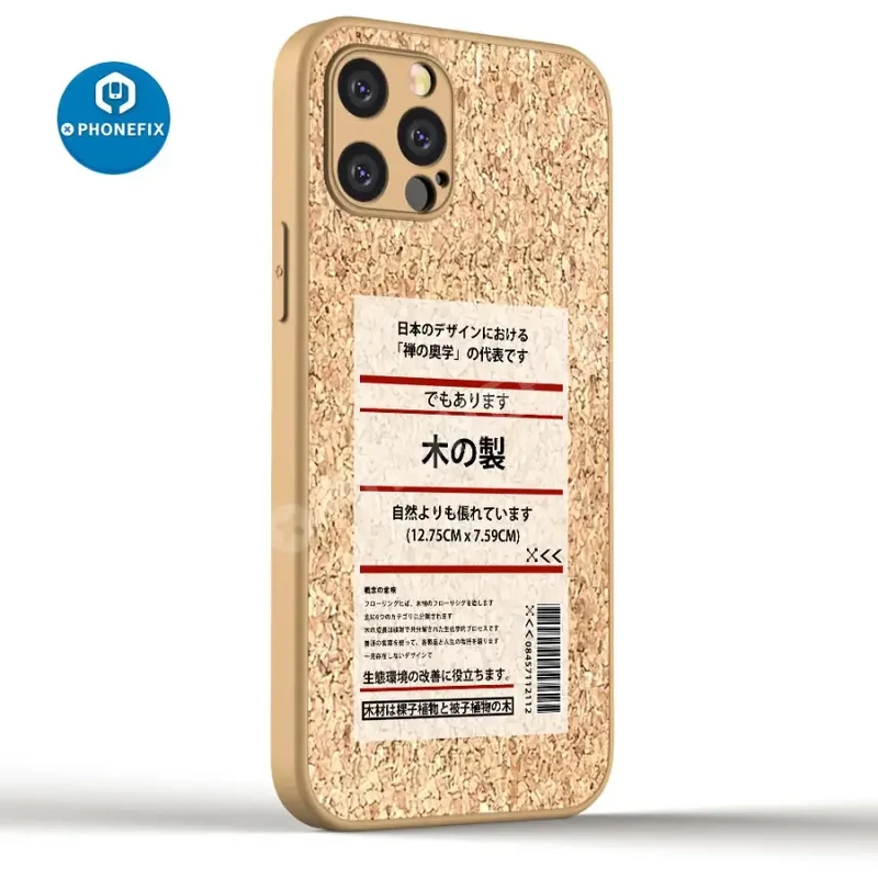 Coque iPhone écologique antichoc en bois