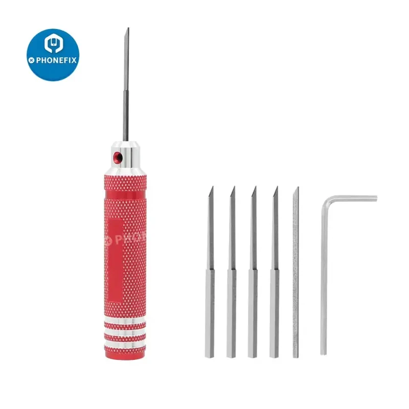 Kit d'outils de coupe pour voiture télécommandée, burin, modèle, 0.2/0.4/0.6/0.8/1 mm