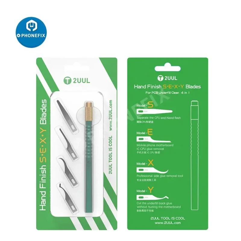 Ensemble de lames sexy 2 en 4 pour le nettoyage des cartes mères et des circuits imprimés