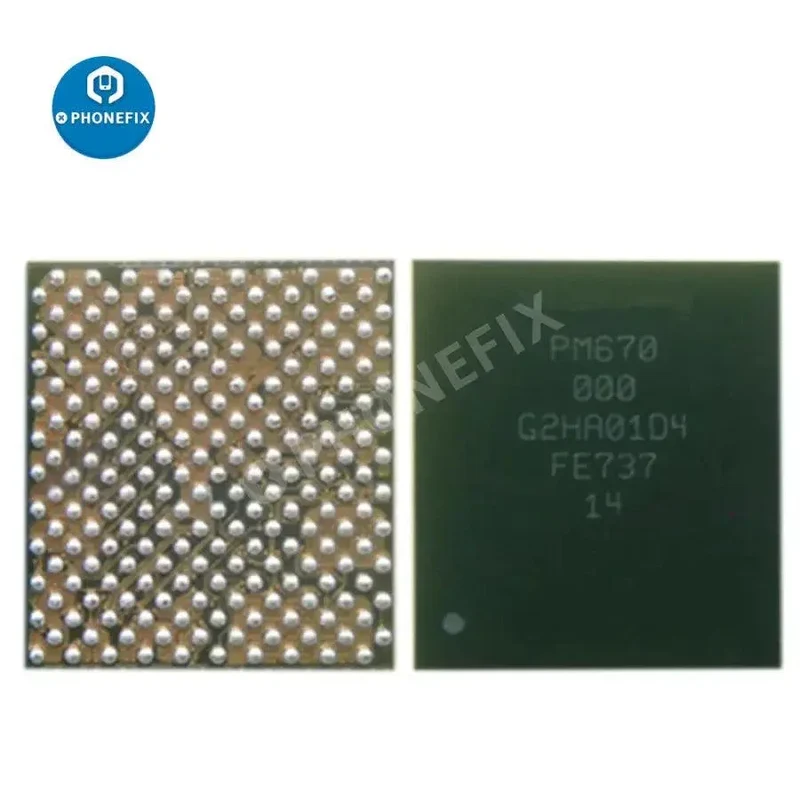 Puce d'alimentation IC PM670/670A/670L de remplacement pour réparation de téléphone Xiaomi