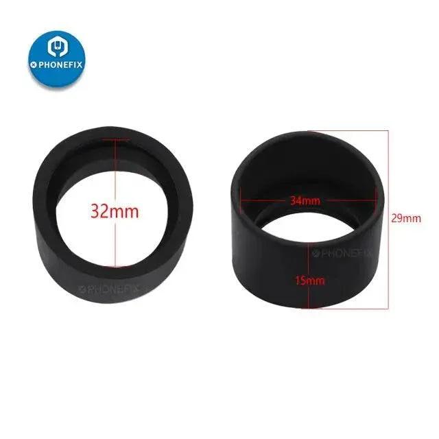Cache oculaire en caoutchouc 32/33 mm pour microscope