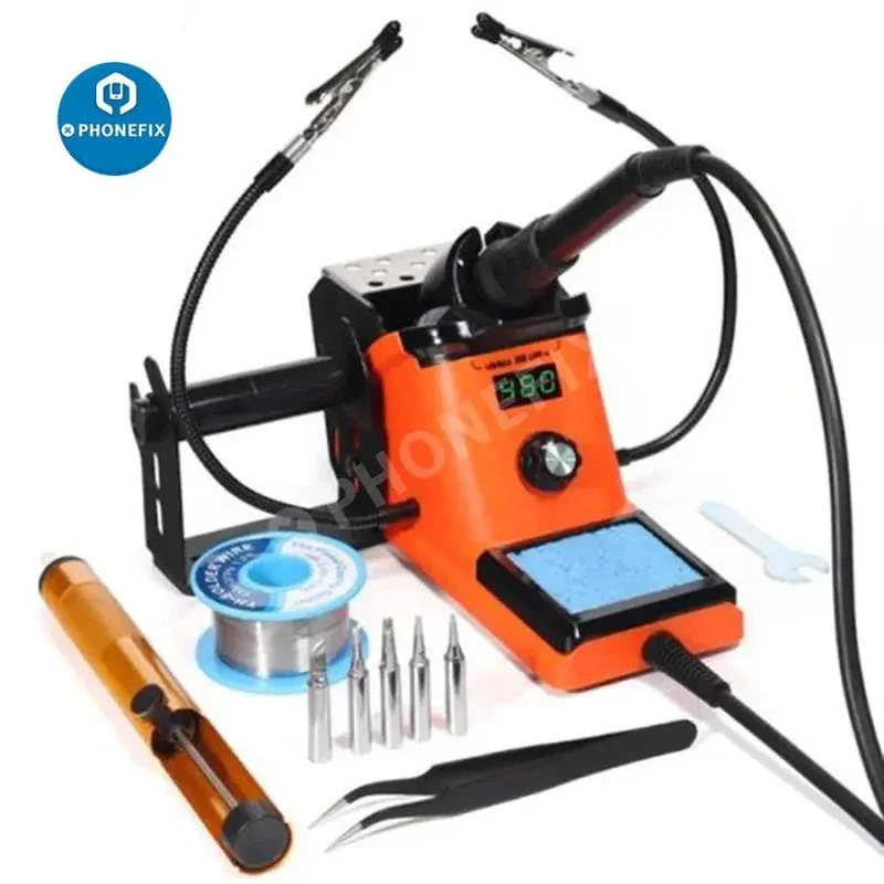 Fer à souder électrique YIHUA 926LED-III 130 W avec 2 poignées et kit d'outils de réparation