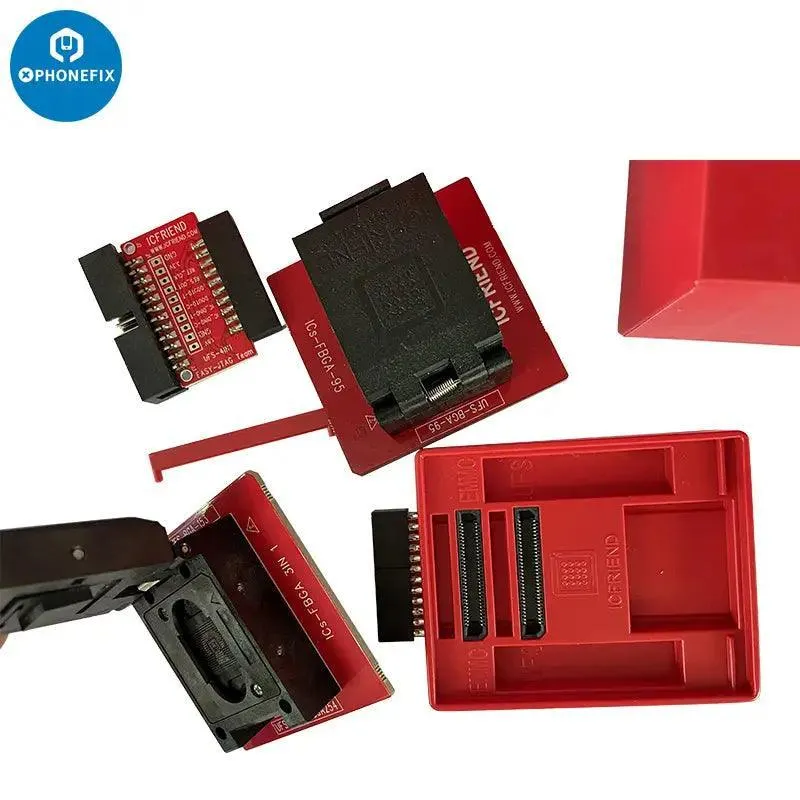 Kit ICFriend ICS-UFS 3 en 1 avec prise en charge UFS BGA95/153/254 et boîtier JTAG Plus