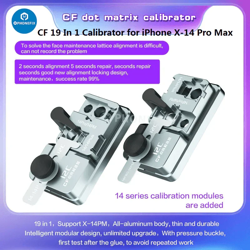 Calibrateur matriciel CF i2C 15 en 1 pour iPhone X-14 Pro Max Face ID