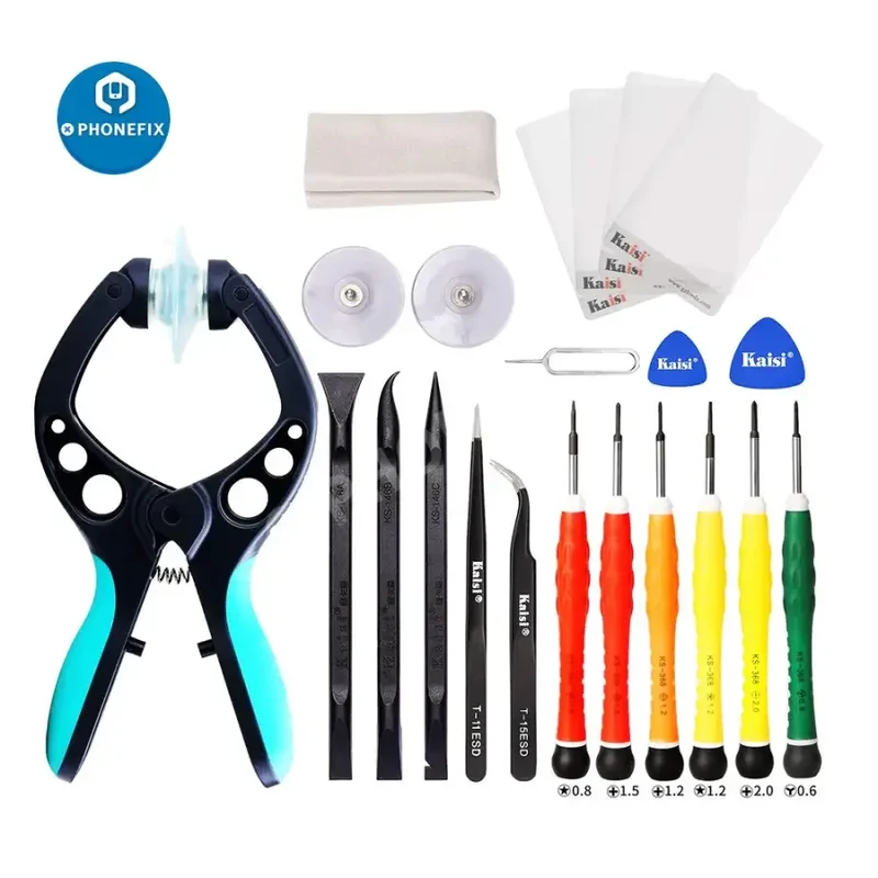 Kit d'outils de réparation de pinces à ventouse compatible avec l'ouverture de l'écran LCD
