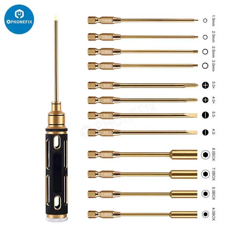 Ensemble de tournevis tout-en-un pour voiture télécommandée, pince, douille hexagonale, kit d'outils de réparation