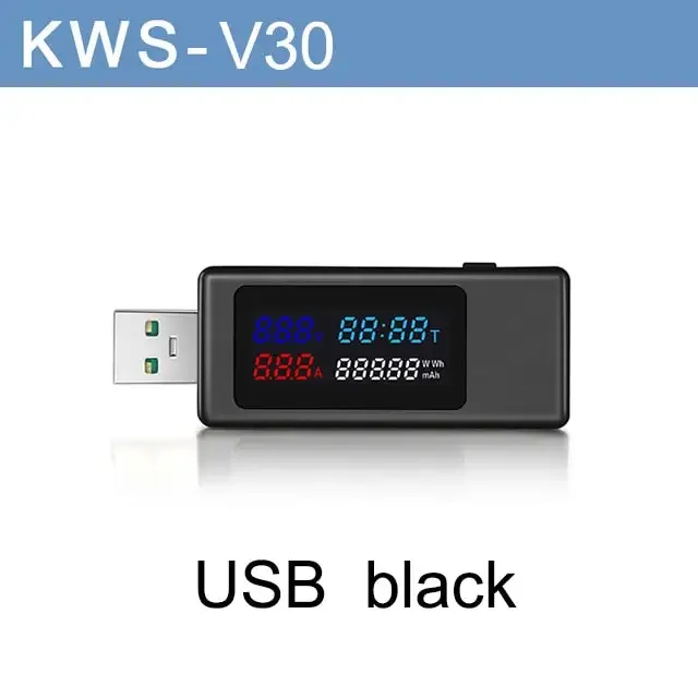 Testeur de tension et de courant USB multifonction 10 en 1 de type C